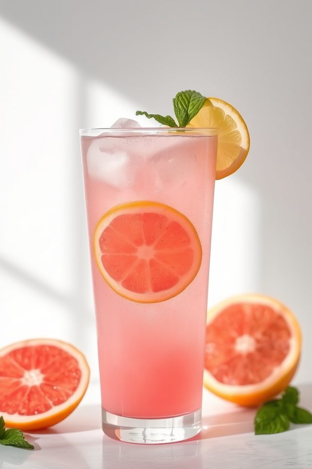 fruity green coffee drink