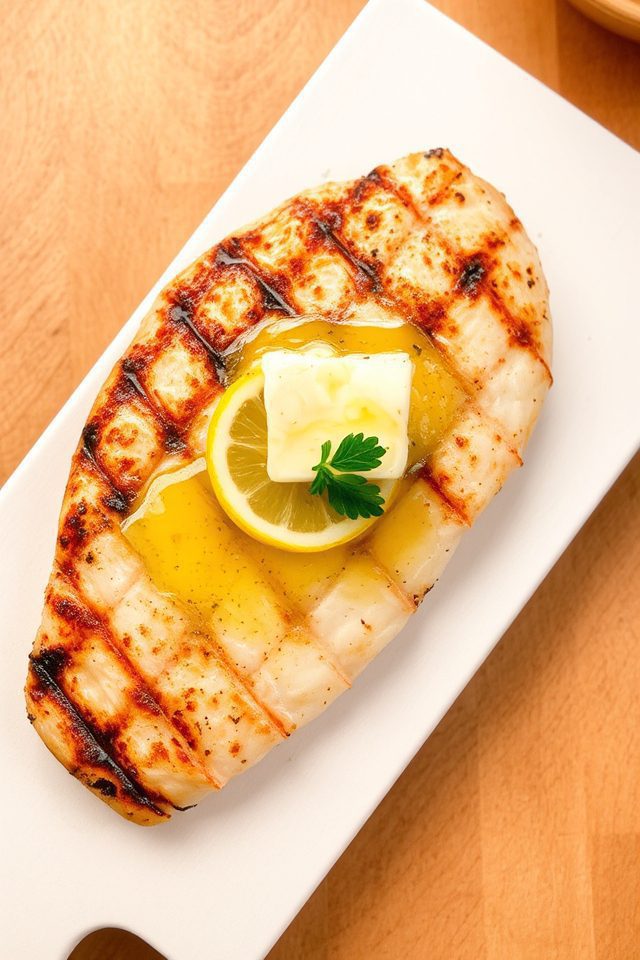 garlic butter grilled tilapia