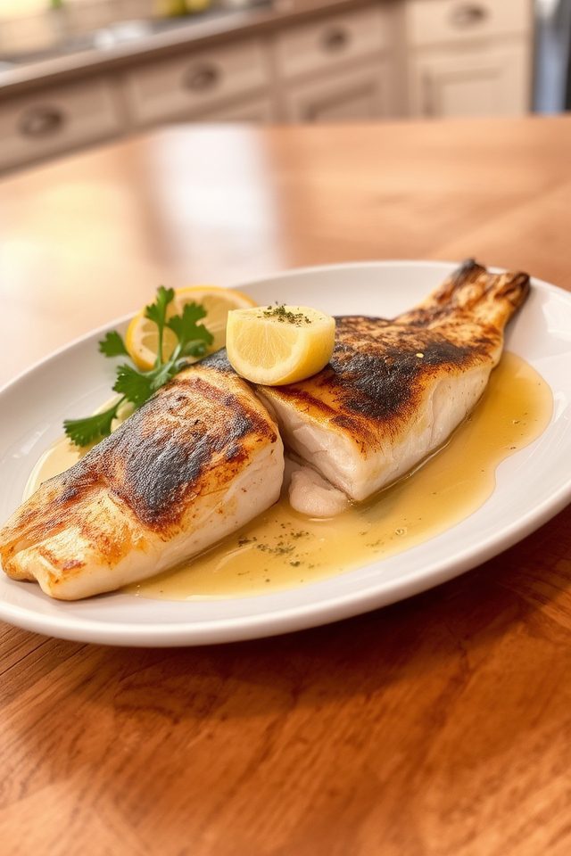 garlic butter trout recipe