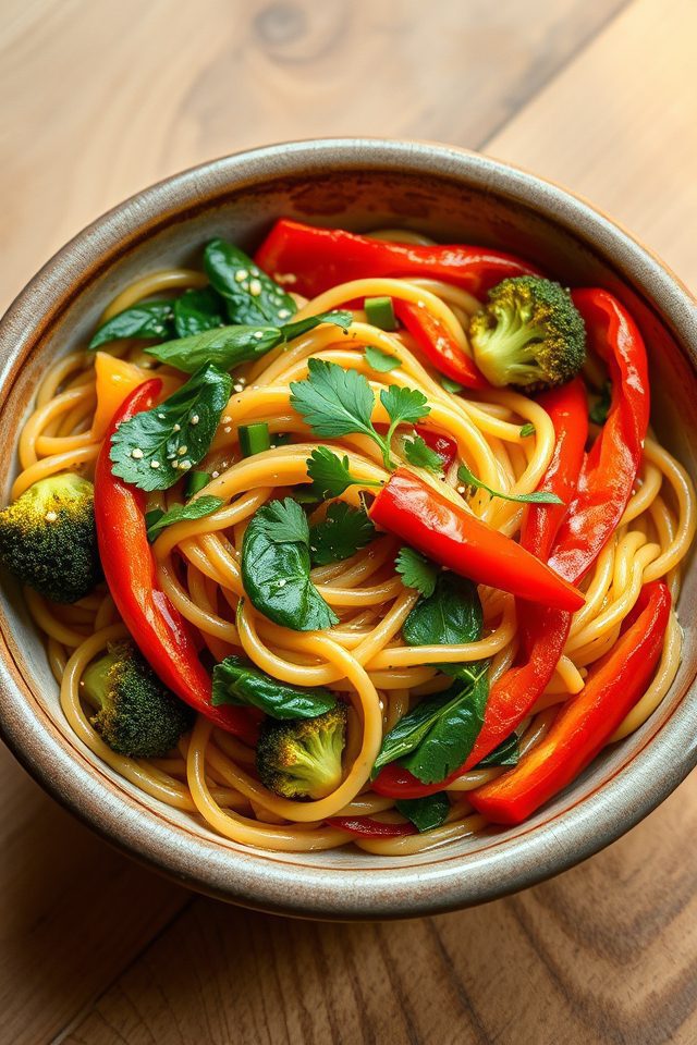 garlic butter vegetable ramen