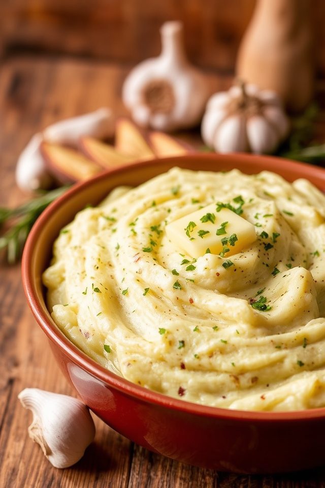 garlic herb holiday dish