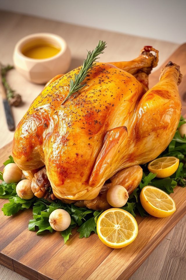 garlic herb roasted chicken
