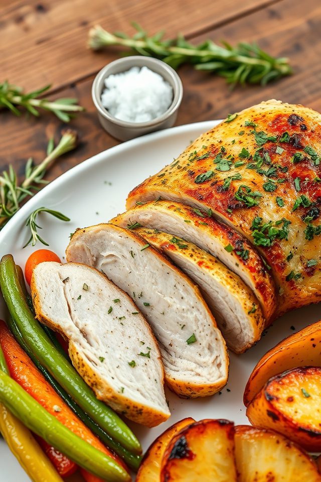 garlic infused herb chicken