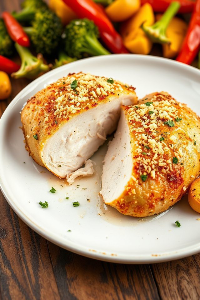 garlic parmesan baked chicken
