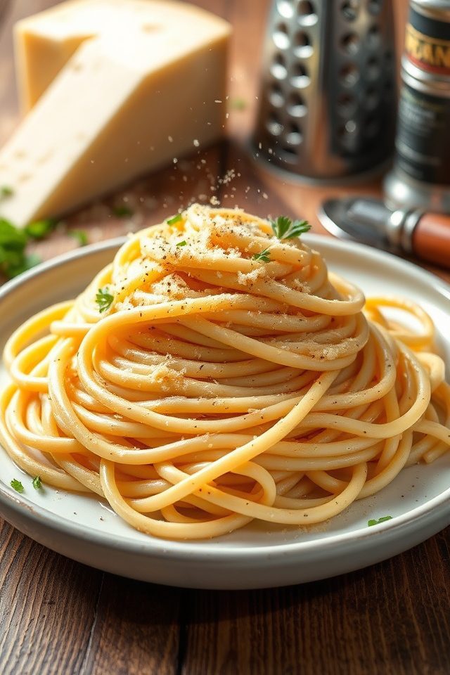 garlic parmesan creamy pasta