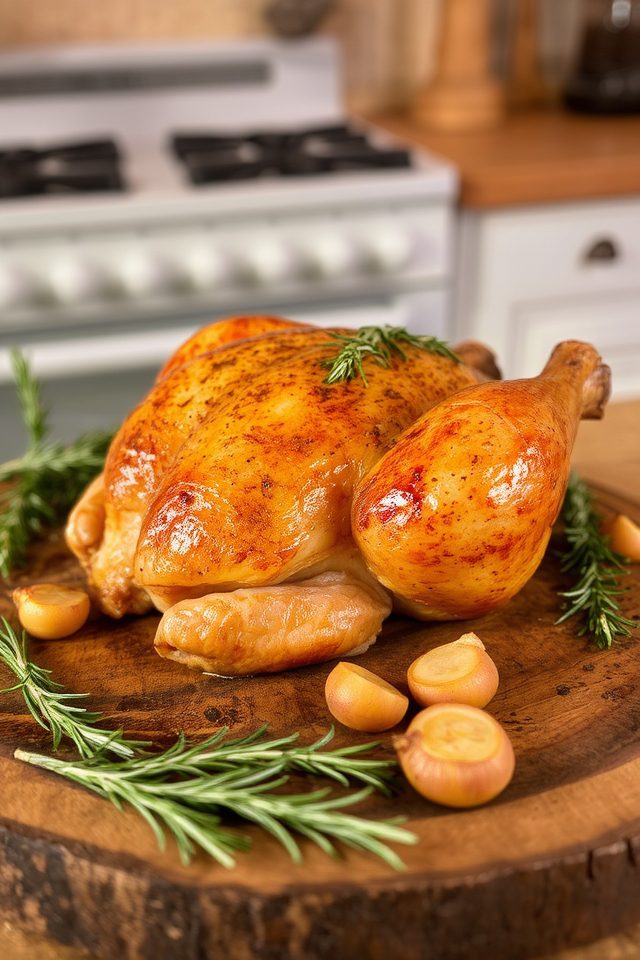 garlic rosemary chicken dish