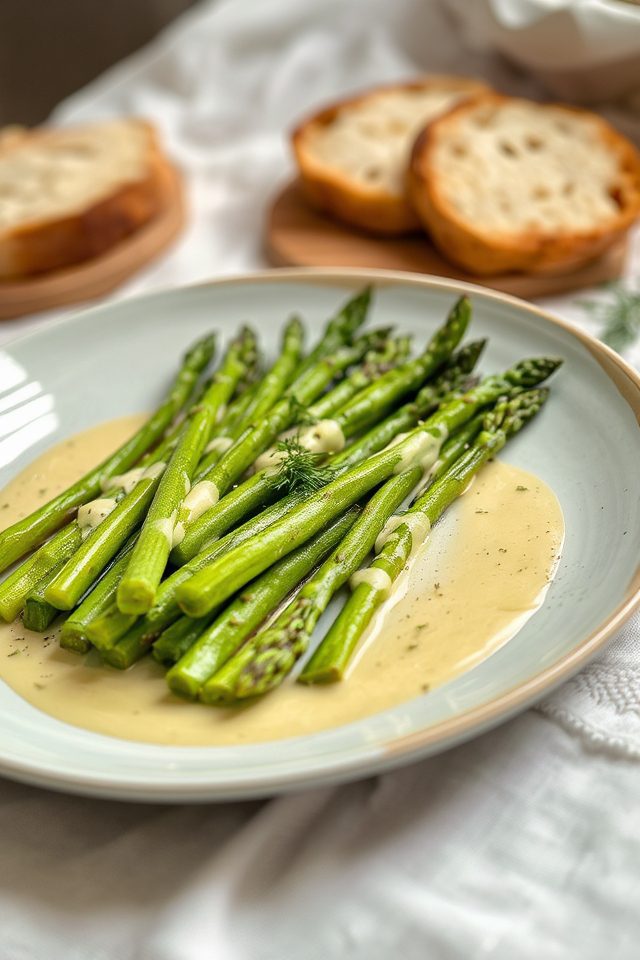 gentle asparagus side dish