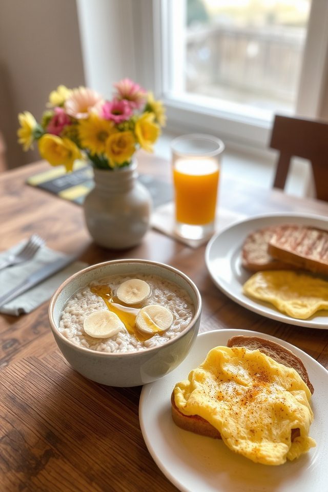 gentle breakfast food options