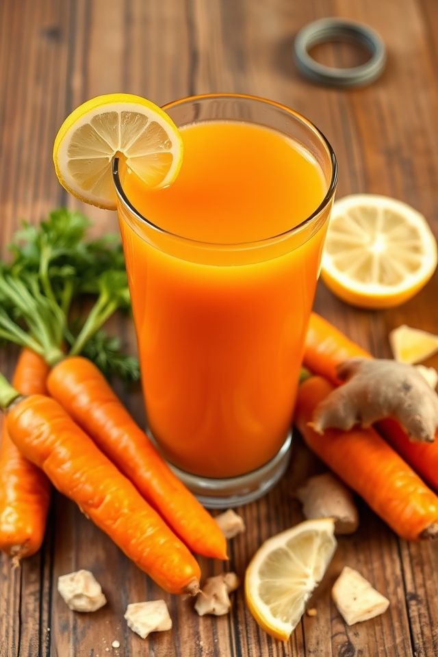 ginger carrot healing drink