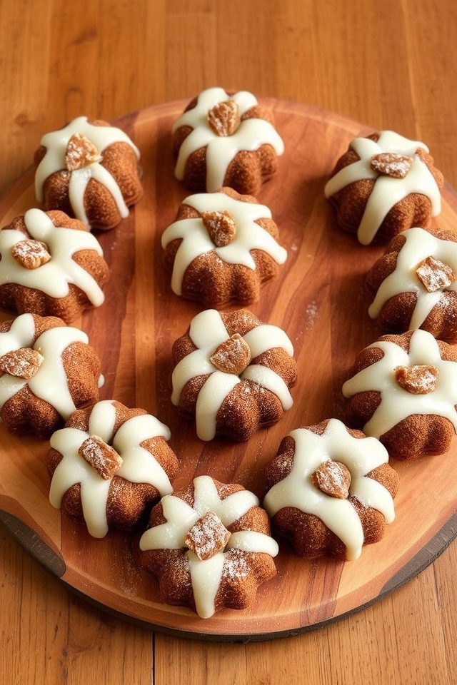 gingerbread holiday mini cakes
