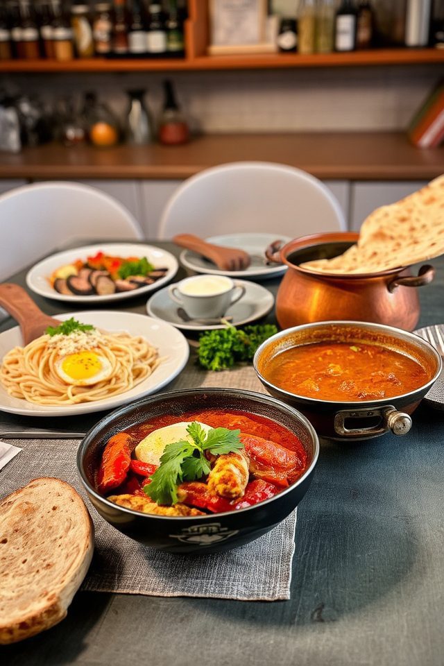 global cuisine dinner options