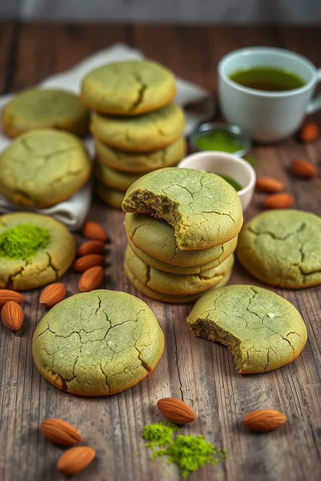 gluten free matcha almond