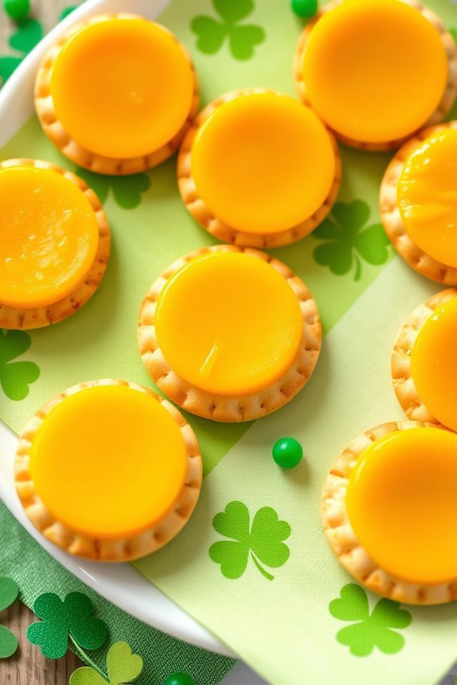gold coin edible crackers
