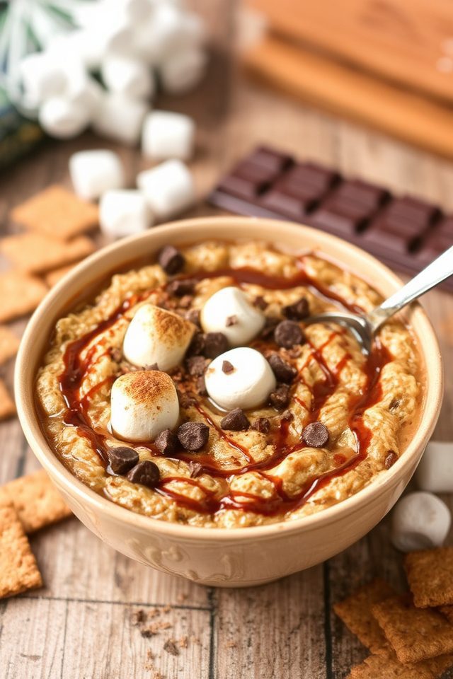 gooey chocolate oatmeal treat