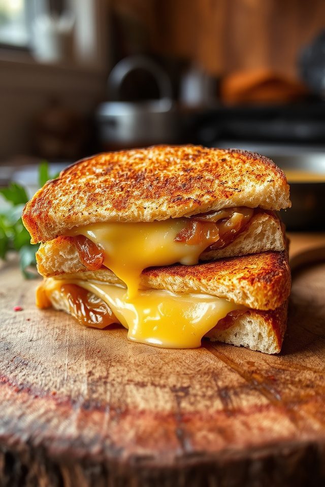 gourmet grilled cheese sandwiches