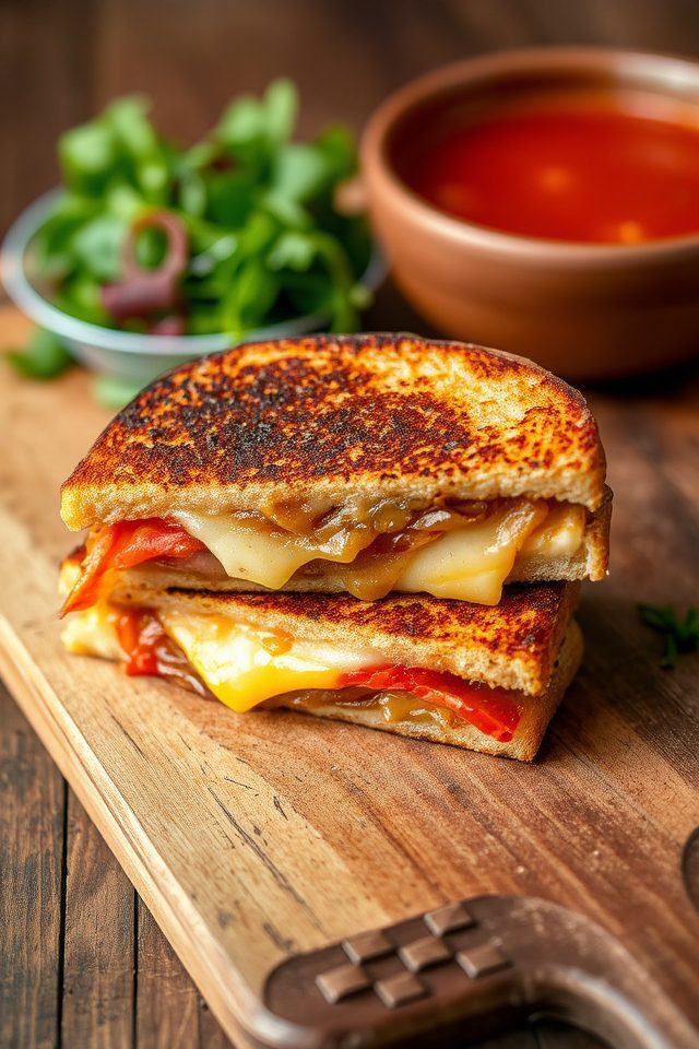 gourmet grilled cheese sandwiches