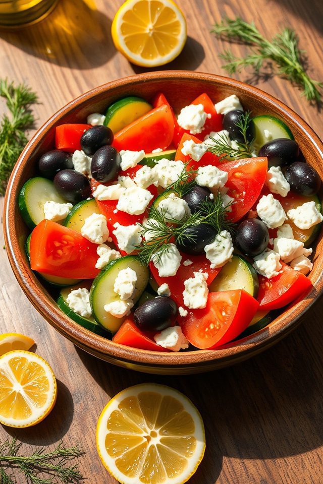 greek cucumber dill salad