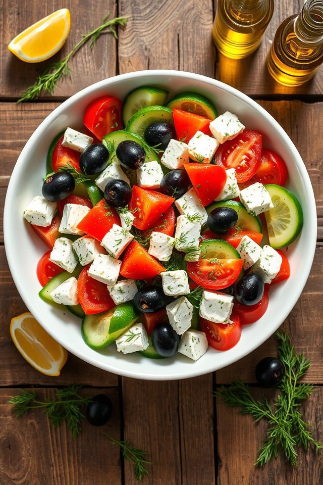 greek cucumber tomato salad