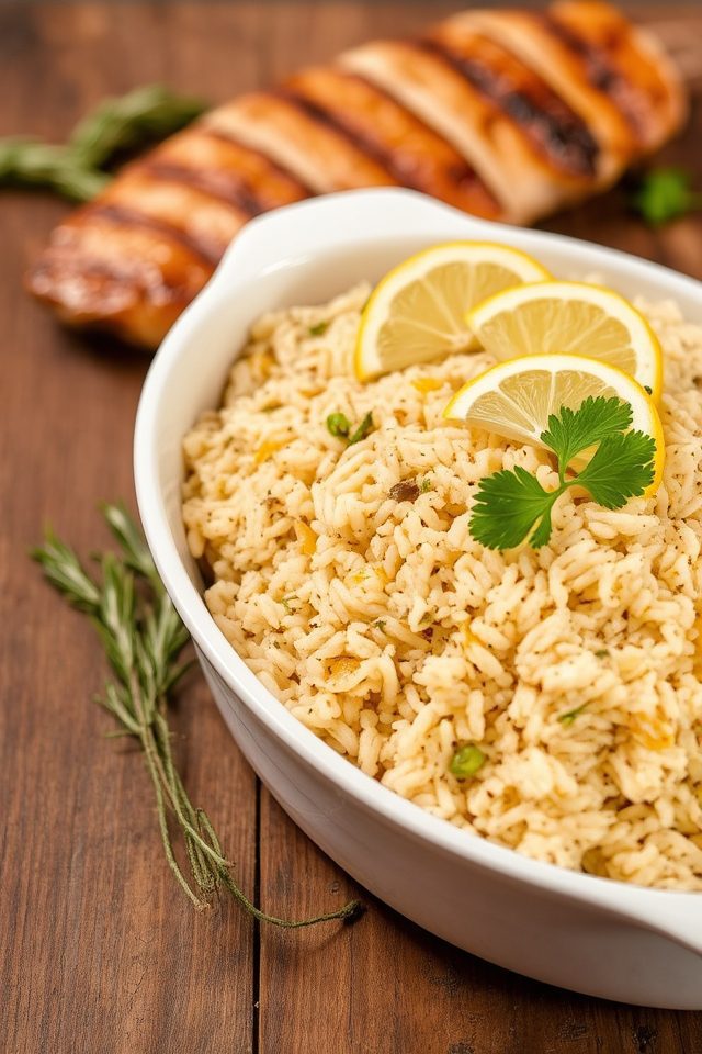 greek lemon herb rice