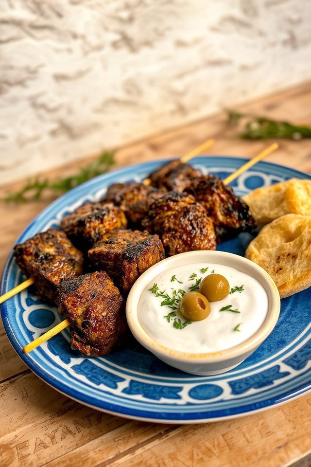 greek summer lamb koftas