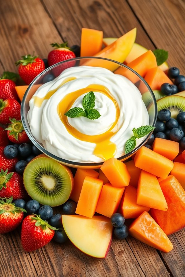 greek yogurt fruit dip