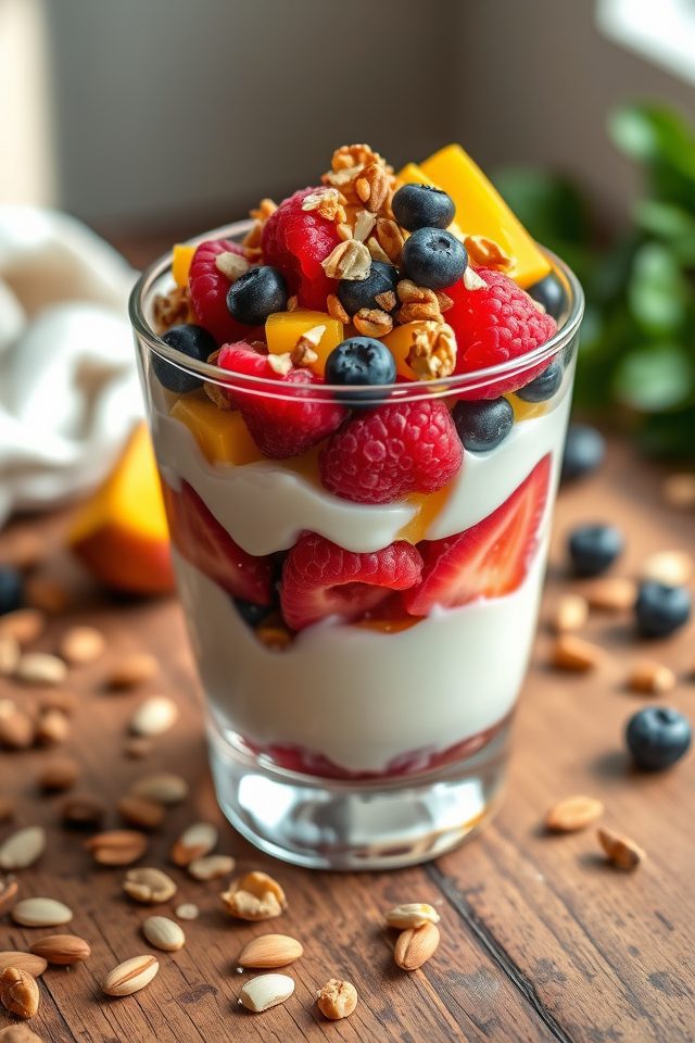 greek yogurt fruit nuts