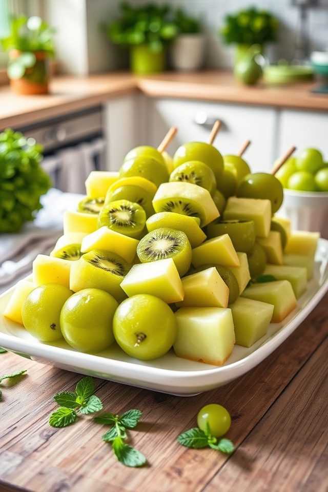 green fruit kabob recipe