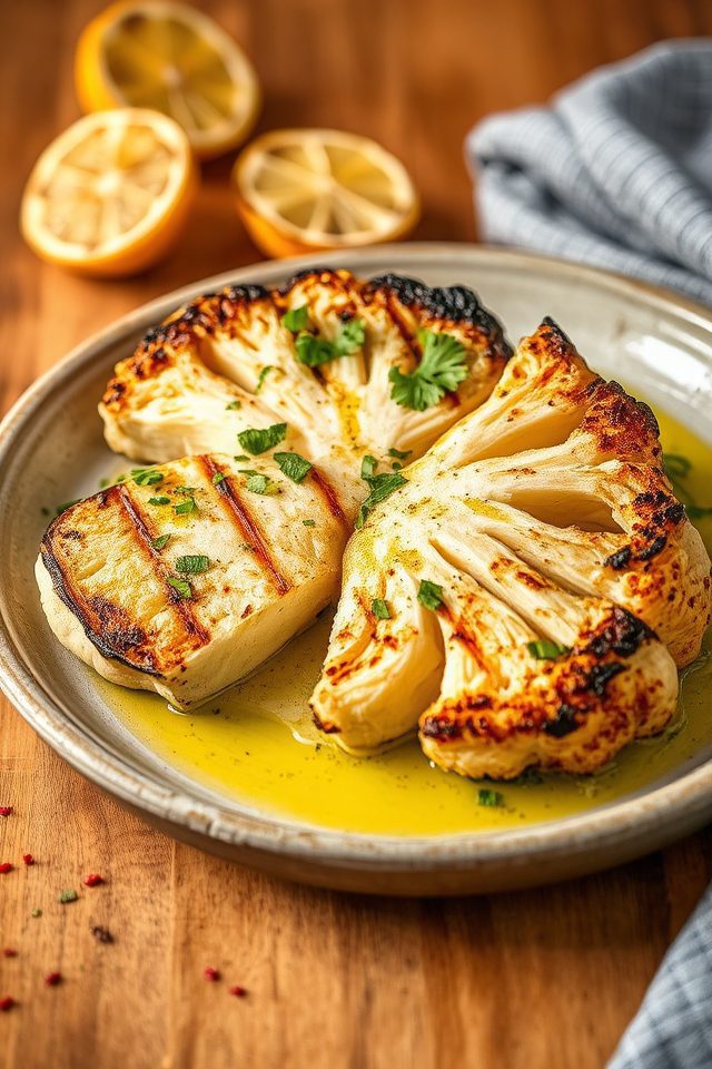 grilled cauliflower recipes delicious