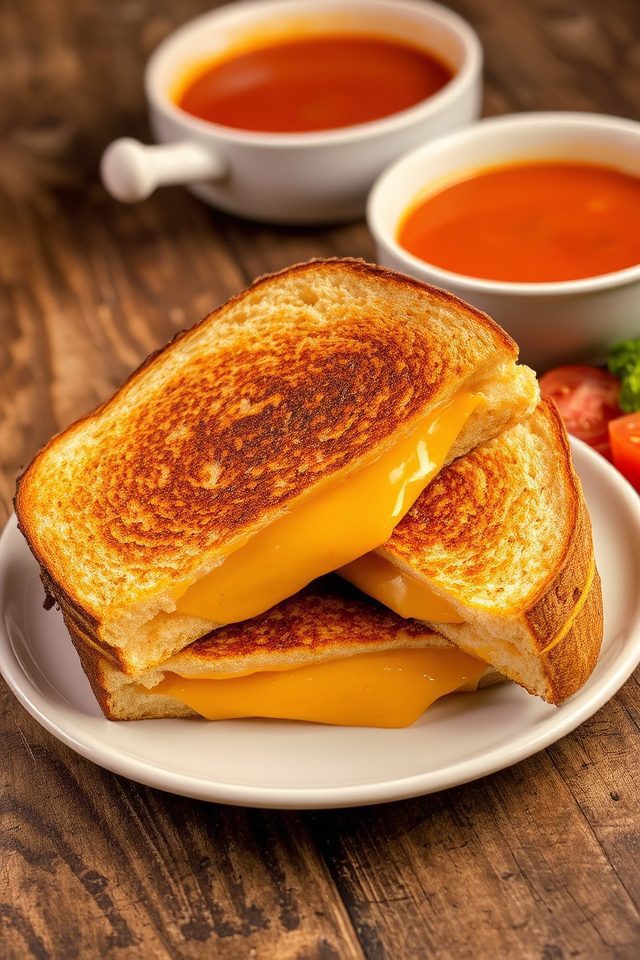 grilled cheese for dinner