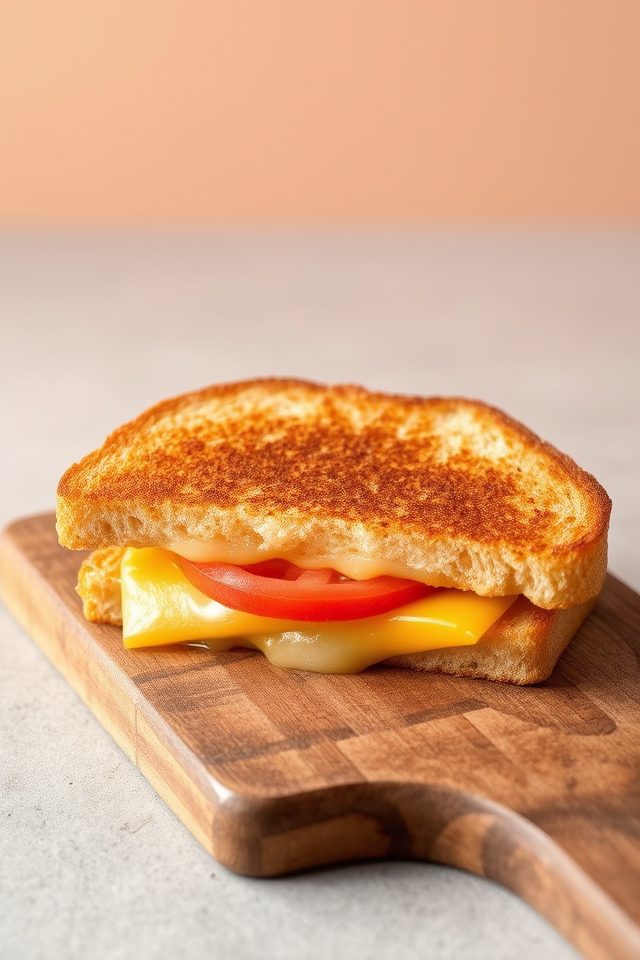 grilled cheese tomato sandwich