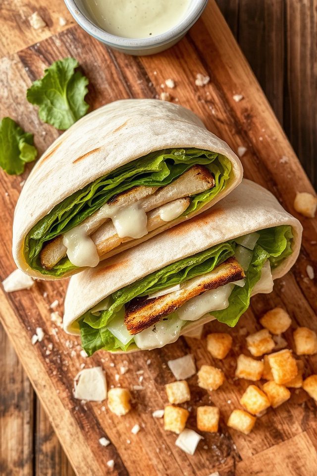grilled chicken caesar pocket