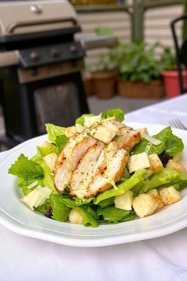 grilled chicken caesar salad