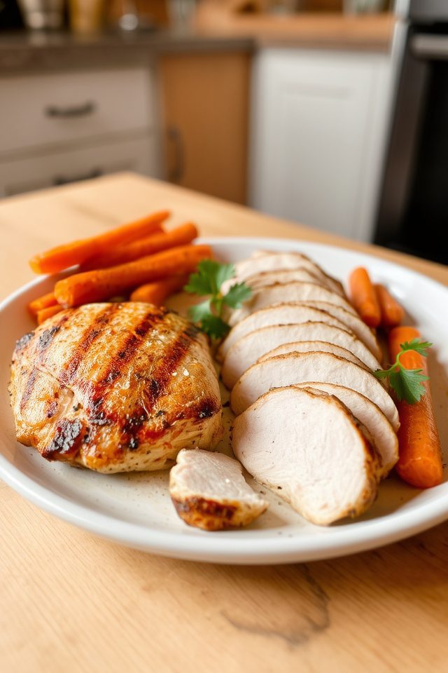 grilled chicken eases reflux