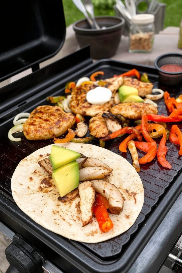 grilled chicken fajita meal