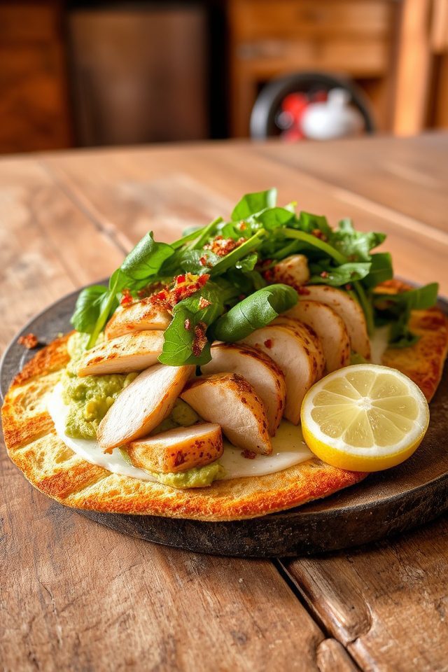 grilled chicken flatbread recipe