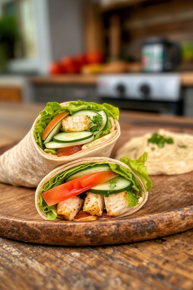 grilled chicken quick lunch