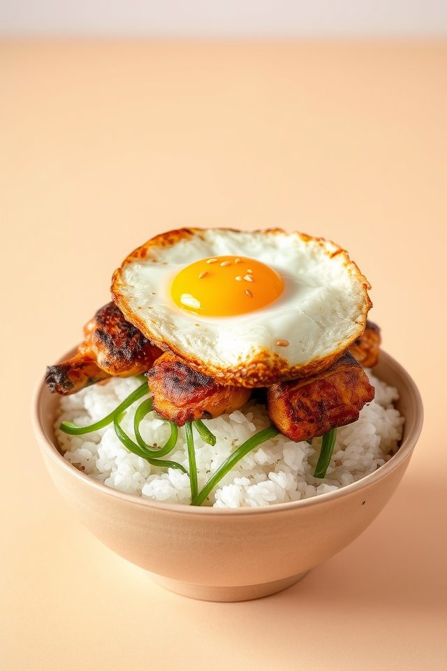 grilled chicken rice bowl