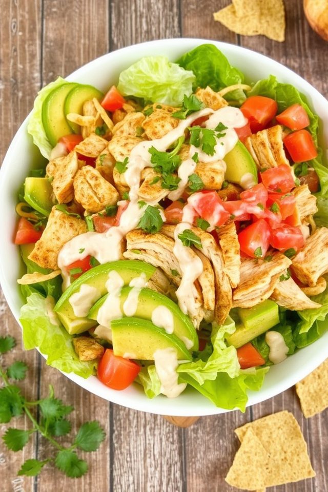 grilled chicken southwestern salad