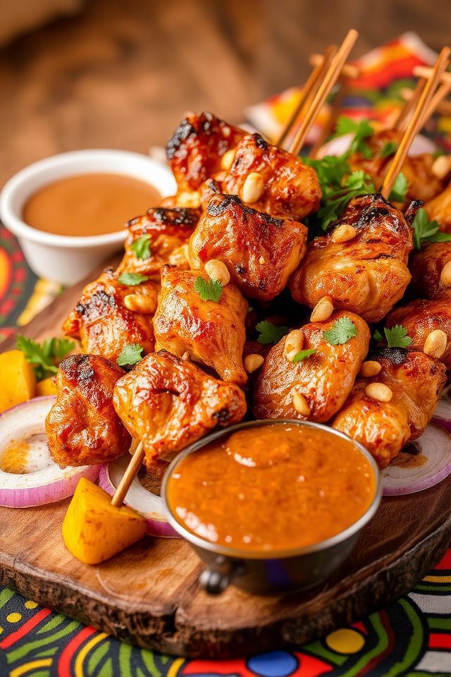grilled chicken street food
