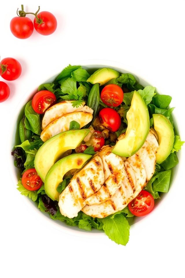 grilled chicken summer salad
