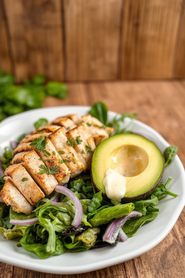 grilled chicken summer salad