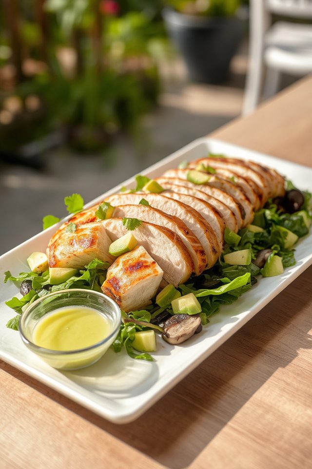 grilled chicken summer salad