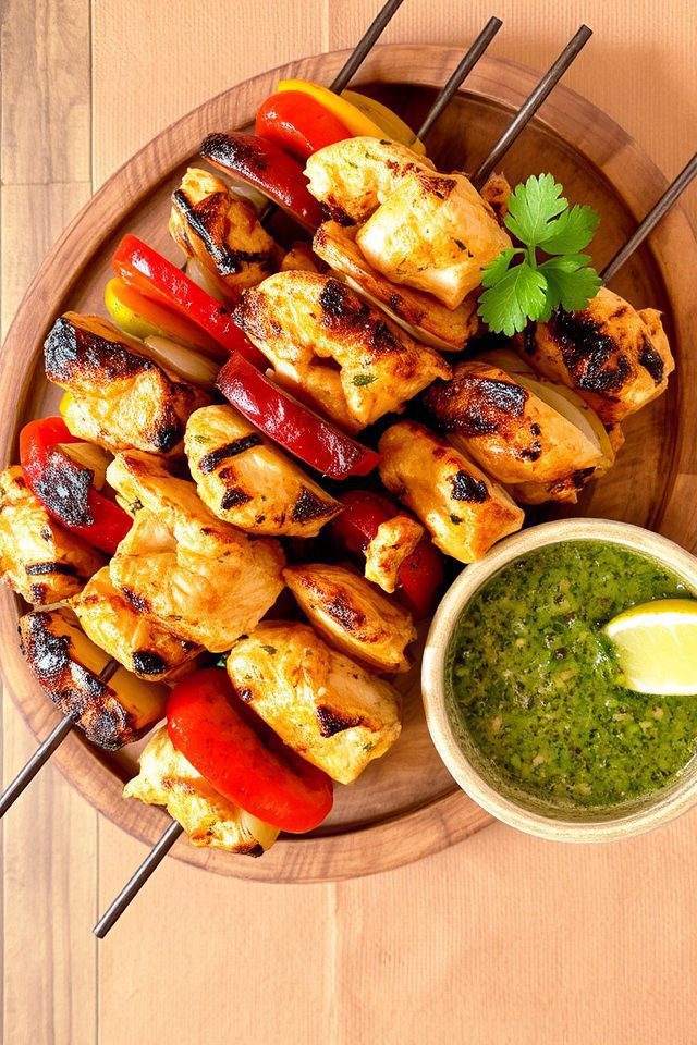 grilled chicken with chimichurri