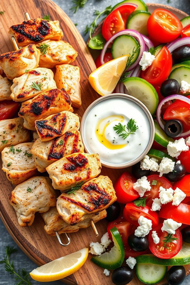 grilled chicken yogurt dip