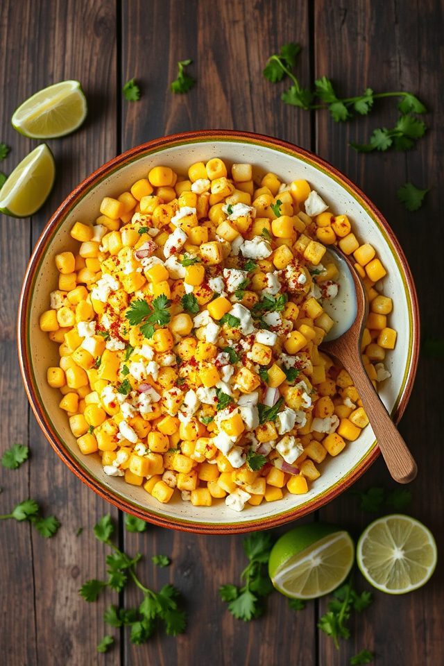 grilled corn creamy dressing