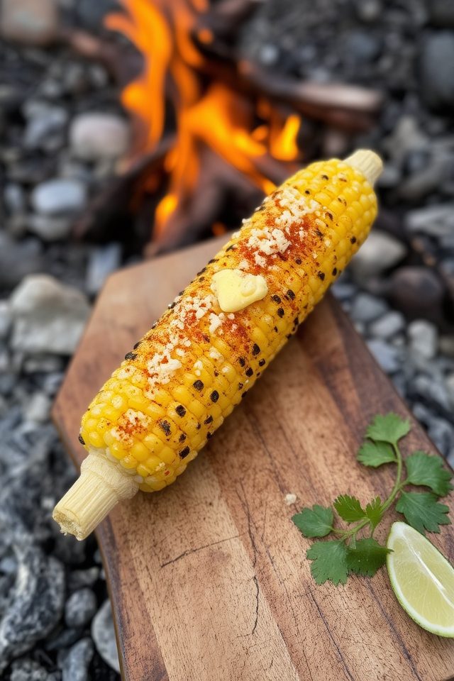 grilled corn on cob