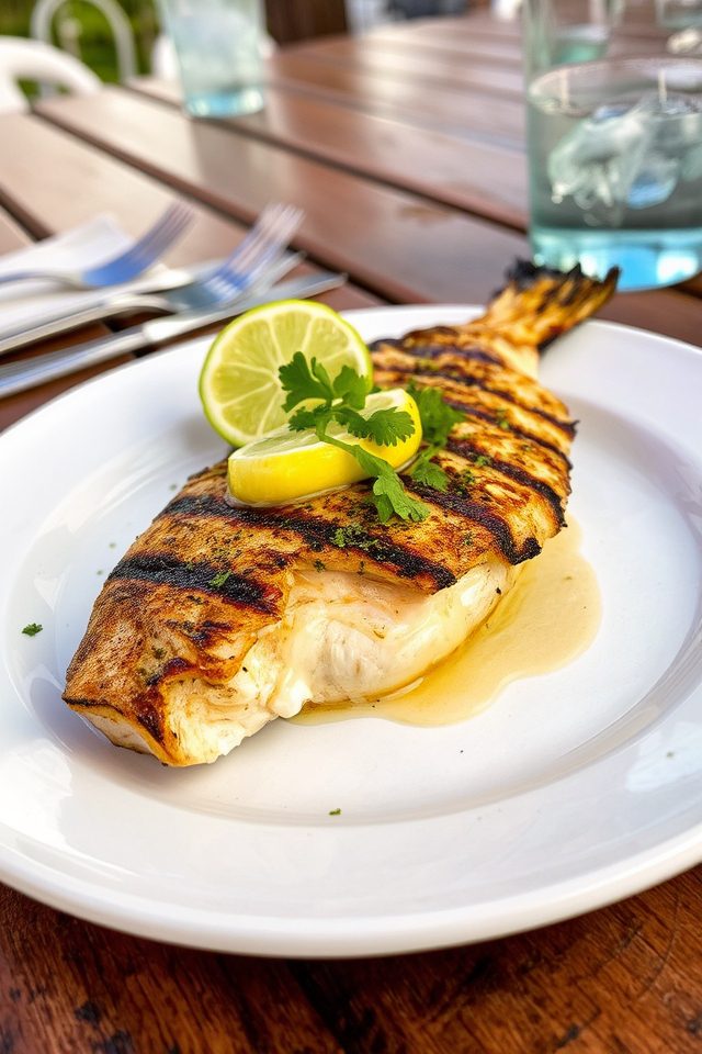 grilled fish key flavor