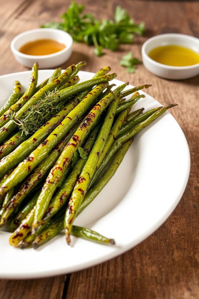 grilled green bean delight