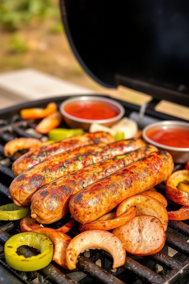 grilled italian chicken sausages