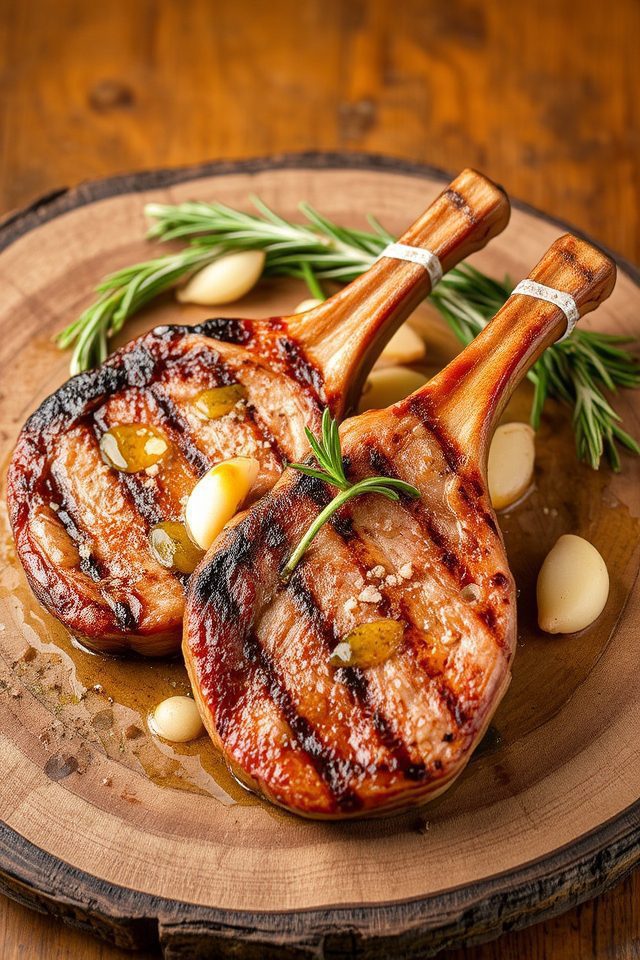 grilled lamb with rosemary